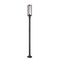 Z-Lite Aura 1 Light Outdoor Post Mounted Fixture, 9in. W x 99.5in. H, Black 5013PHBR-5012P-BK - alternate 3